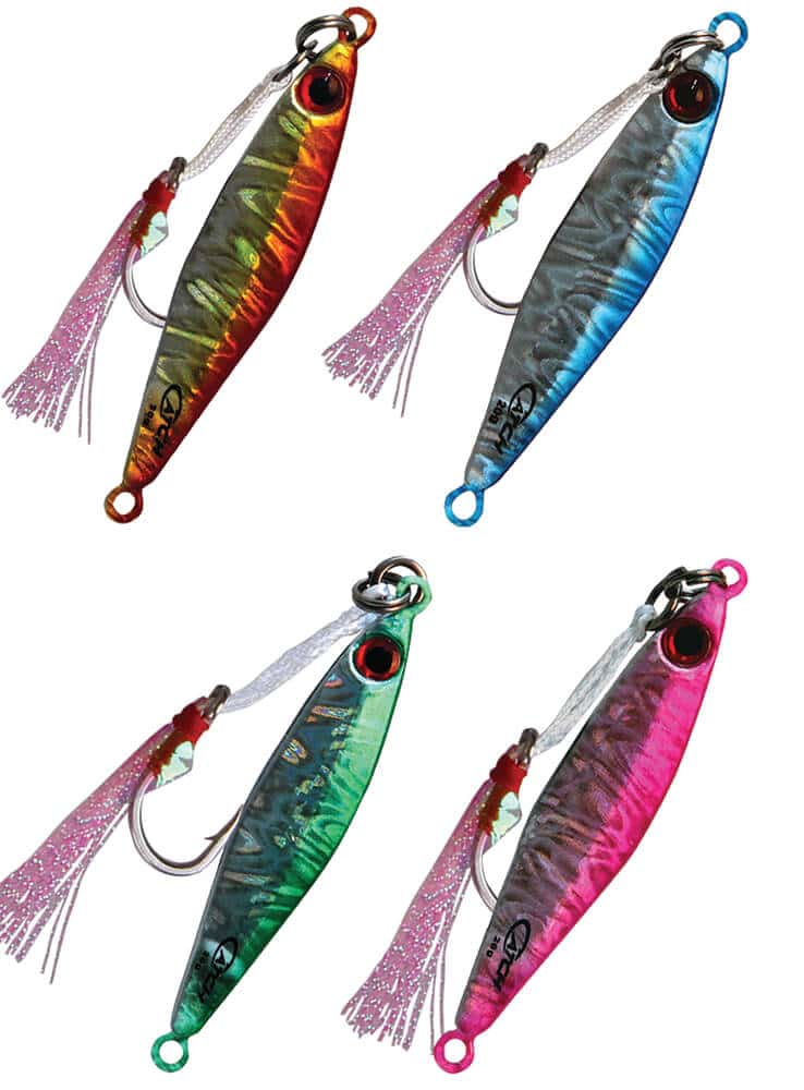 Catch Dominator micro-jigs allow an angler to impart precise