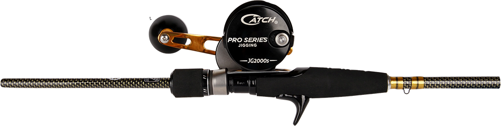 Catch Pro-Series Micro jig rod and JG2000S reel